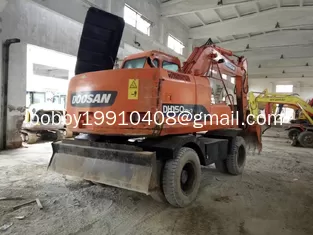 China 2012 Year Used DOOSAN Wheel Excavator DH150W-7 Engine Power 71kw supplier