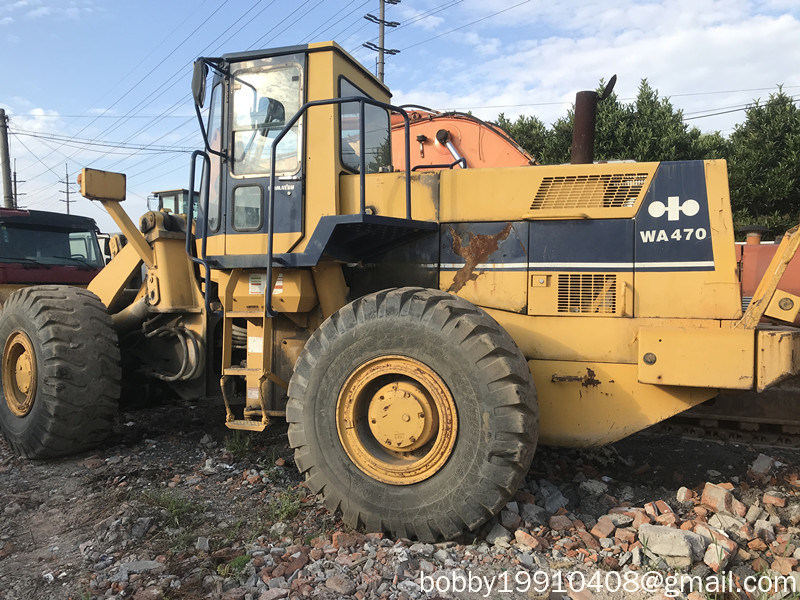 Original paint Used KOMATSU WA4701 Wheel Loader S/N 21099 Made in japan