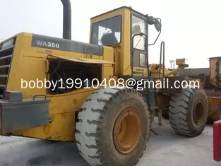 China WA380-3 USED KOMATSU WHEEL LOADER FOR SALE supplier