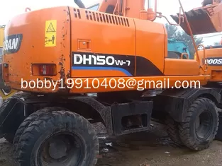 China USED DOOSAN DH150W-7 WHEEL EXCAVATOR SALE DOOSAN DH150W-7 SALE supplier