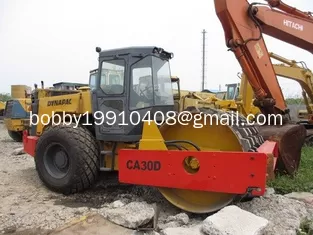 China Used DYNAPAC CA30D Road Roller With Pads Roller sale supplier