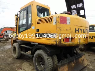 China Used HYUNDAI 150W-7 Wheel Excavator For Sale supplier