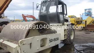 China USED INGERSOLL-LAND SD-150D Single Drum Vibration Road Roller For Sale supplier