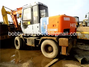 China Original japan Used HITACHI EX100WD-2 Wheel Excavator supplier