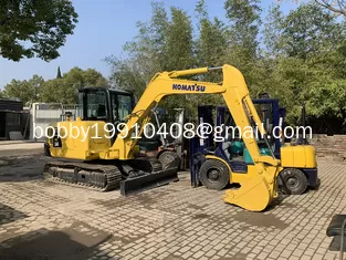 China Front blade available Used KOMATSU PC56-7 Excavator For Sale/KOMATSU PC56 Excavator supplier