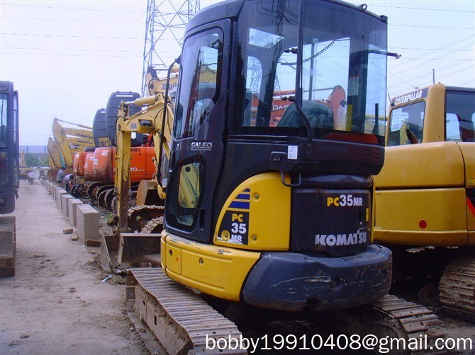 KOMATSU PC35MR-2 Mini Used Excavator for sale original japan Used ...