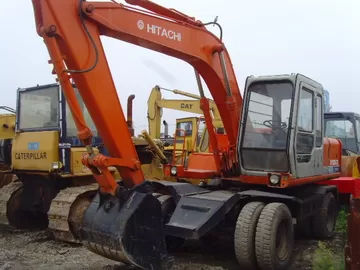 EX100WD USED HITACHI WHEEL EXCAVATOR FOR SALE ORIGINAL JAPAN USED HITACHI EX100WD SALE supplier