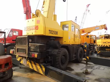 USED TADANO TR250M-5 ROUGH TERRAIN CRANE SALE supplier