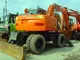 USED HITACHI ZX130W WHEEL EXCAVATOR FOR SALE ORIGINAL JAPAN HITACHI ZX130W FOR SALE CHINA supplier
