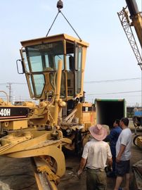 Used CAT 140H Motor Grader Sold to Kenya Mombasa Port supplier