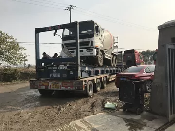 6 Units Isuzu 8cbm Mixer Truck Shipped to Manila port by 40FR container supplier